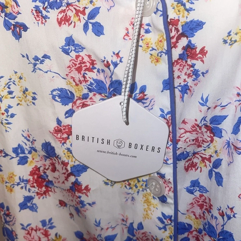 British Boxers Knockout Nightwear ladies NWT Pajama top. 100% cotton.  XXL